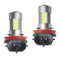 2X H11 H8 Super Bright White LED Bulbs 27SMD 21W Lamp For FogLight Headlight