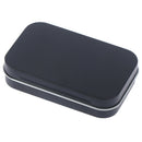 Storage Box Small Jewelry Candy Coin Key Organizer Tin Flip Black Gifts Se JR