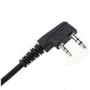 Microphone 2 PIN Speakers for Radio Walkie Talkie Black A1U2
