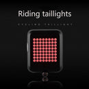 64 LED Bicycle Automatic Direction Indicator Taillight Safety Warning Rear Light