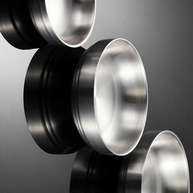 1 X Stainless Steel Mixing Bowl Non Slip Whisking Bowl Salad Pickle Cook Plate