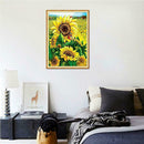 5D DIY Full Drill Diamond Painting Sunflower Cross Stitch Embroidery Mosaic