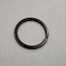 50x Steel Keyring Split Key Rings 25mm Nickel Hoop Ring Nickel Plated Steel Loop