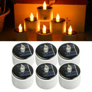 Solar Power LED Candle Flameless Solar LED Light Lamp Wedding Home Garden