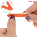 100 Pcs/Set Nail Files Disposable Beauty Care Hygiene Manicure Pedicure  S Ew