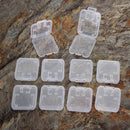 10PCS Transparent Standard SD SDHC Memory Card Case Holder Box Storage New