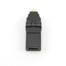 2 direction Rotatable HDMI Male to HDMI Type A Female Adapter for Phone TV