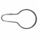 Lot of 100 iron Shower Curtain Hooks Rings Pear Clips - Free  A9P3