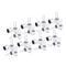 30Pcs Electret Microphone Inserts 6050 with PCB Pins Condenser