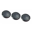 3Pieces Universal Snap-on Front Lens Cap for Mini DV Camcorder Black 37mm