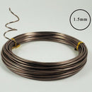 Anodized Aluminum Bonsai Training Wire 5-Size Starter Set-1.0mm,1.5mm,2.0mm