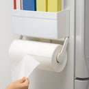 1X(Refrigerator Magnets Ruled Roll Storage Rack Cling Film Greaseproof Pape