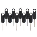 10Pcs Sim Card Tray Removal Pin Eject Opener Tool for Smartphones Tablets BlacME
