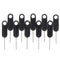 10Pcs Sim Card Tray Removal Pin Eject Opener Tool for Smartphones Tablets BlacME
