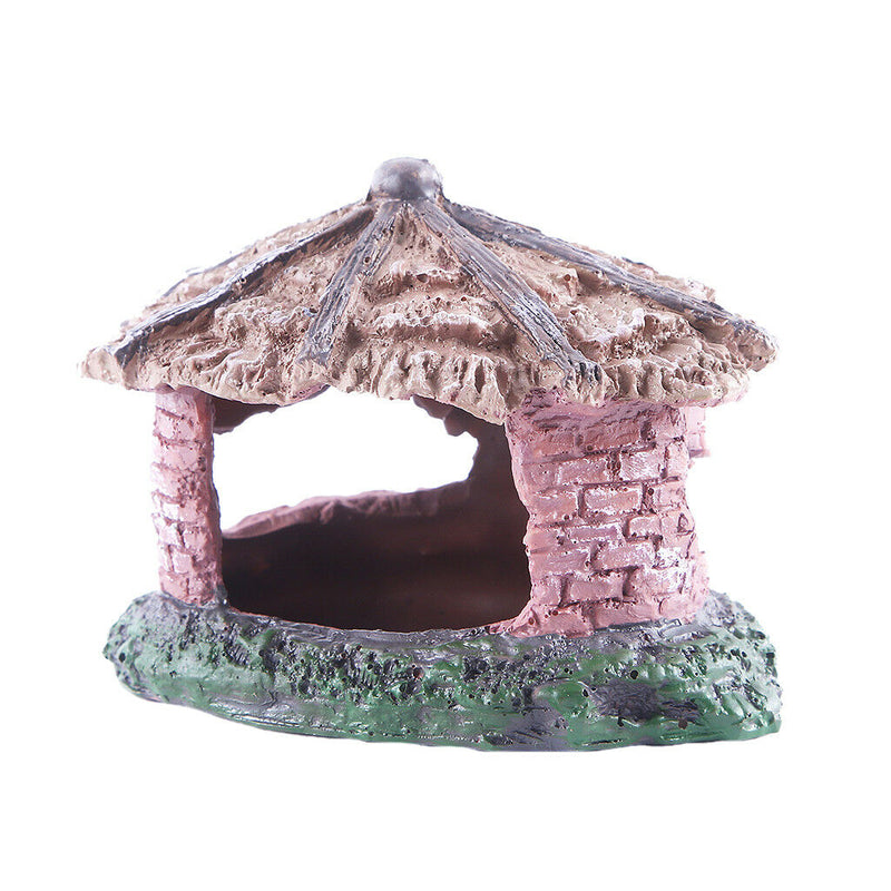 Large House Aquarium Decor   Tank Reptile Supplies Terrarium Ornament