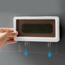 Wall Phone Holder Case Waterproof Bathroom Toilet Shower Kitchen White