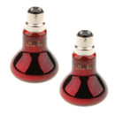 2 Pcs B22 220V UVA Reptile Bulb, Nightlight Infrared Heater for Pet Coop Heater