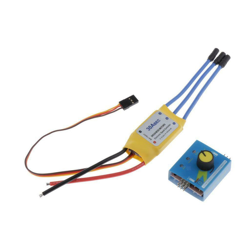 DC12V 30A Brushless ESC Pulse Width Modulator PWM DC Motor  Controller
