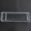 1 Pcs Clear Plastic Business Card Holder Stand Display with Pen Stand 12cm  B8L4
