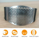 Multi-Function Stainless Steel Manual Garlic Presser Curved Grinding Slicer