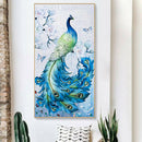 Peacock Diamond Painting Embroidery 5D Full Round Drill DIY Animal Picture