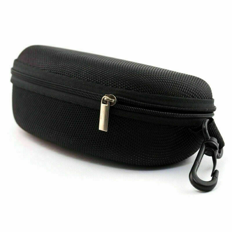 Hard Zipper Reading Glasses Black Sunglasses Carry Bag Pack Travel Box Case K6M8