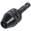 0.3-3.6mm Keyless Drill Chuck Screwdriver Impact Driver Adaptor 1/4" Shank