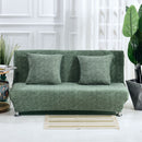 2 or 3 Seats Stretch Sofa Slip Cover Washable Couch Slipcovers Pine Green S