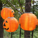 Halloween LED Solar Pumpkin Lantern DIY Portable Wire Hanging Home Decor