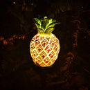 Pineapple Solar LED Lawn Light Spike Manual Control Outdoor Landscape Lamp