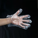 50pcs disposable gloves PE plastic film fingers clean gloves hair dye gloves M&E