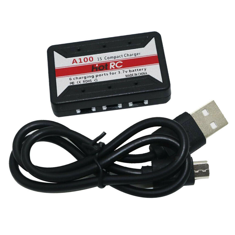 6in1 3.7V 1S Lipo/Lithium Battery Charger for Syma X5C, UDI U818A, MJX X400