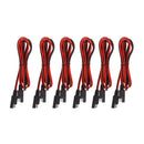 6x 18AWG SAE Extension Adapter Cable For Automotive Solar Panel Batteries