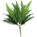 Green Imitation Fern 30-Leaf Plant Party Decor- DIY Flower Arrangement Props