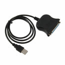 IEEE 1284 25-Pin Parallel  Ports To USB2.0 Printer Cable USB To Parallel Adapter