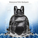 Mini Backpack, Classic Leather Travel Daypack Shoulder Bag for Women Girls A9H3