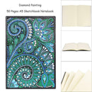 DIY Mandala Special Shaped Diamond Painting 50 Pages Notepad A5 Sketchbook
