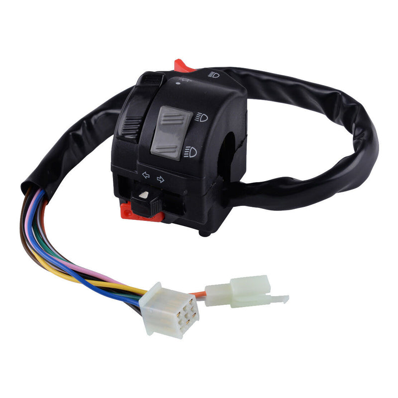 22mm 7/8" Motorcycle Handlebar Control Headlight Signal Fog Light Horn Switch