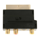 Scart-Cinch-Triple-Phono-Composite-Video-Audio-AV-Adpater Input And Output To 3x