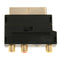 Scart-Cinch-Triple-Phono-Composite-Video-Audio-AV-Adpater Input And Output To 3x
