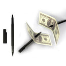 Amazing Magic Pen Penetration Through Paper Dollar Bill Money Tricks Tool