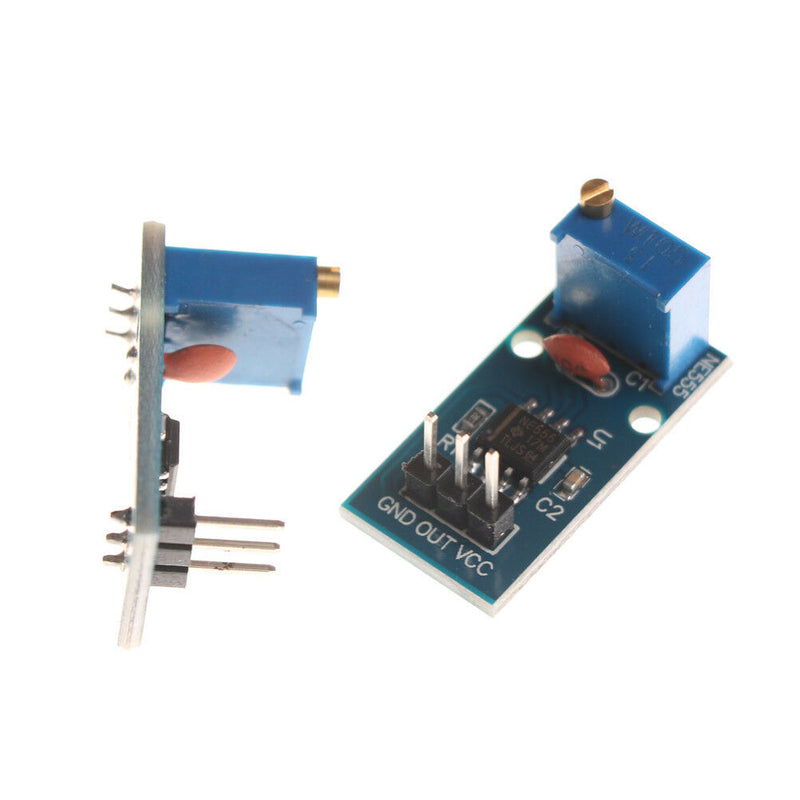 2pcs NE555 Adjustable Resistnce Frequency Pulse Generator Module A Kw