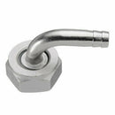 Draft Beer Faucet Connectors 90 degree Tailpiece Elbow + Hex Nut + Washer f