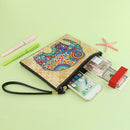 DIY Elephant Special Shaped Diamond Painting Wristlet Clutch Zipper Wallet