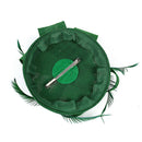 2x Lady Feather Fascinator Cocktail Hat Wedding Derby Pillbox Hats Headbands
