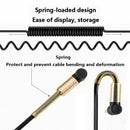 3.5mm Aux Cable Line Coiled Male Jack Stereo Audio Adapter for Car PC Headphone