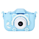 Cute 1080P HD Children Cartoon Digital Camera Educational Video Toys (Blue)