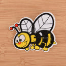 bee embroidered sew iron on patches set badge bag fabric applique craft DIY BX