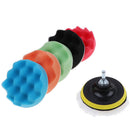 8 pcs 4 inch Sponge Polishing Waxing Buffing Pads Kit For Car Polishe OZ