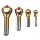 Countersink Bit Set, 1 Piece Manual Sanding Tool Set, 4 Pieces Of Titanium